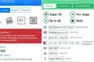 Cameras + Formats App Update 3.2 Adds BMPCC 4K, Power Calculator, Highlights, and More