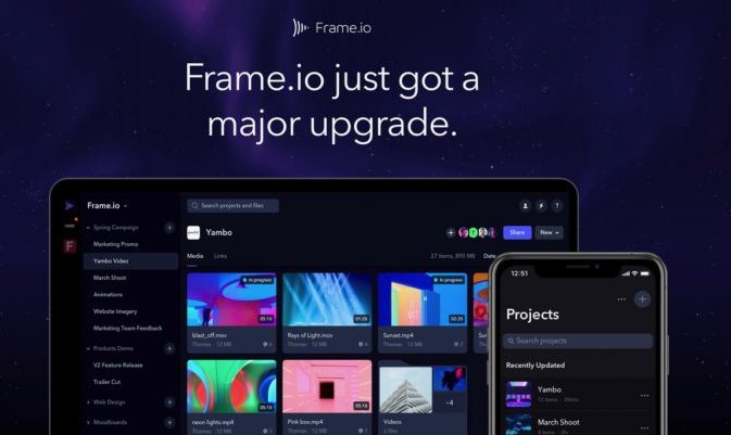 Frame.io March 2019 Update 10 Features