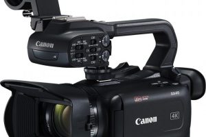 Canon Announces XA40, XA45, XA50, and XA55 4K Professional Camcorders