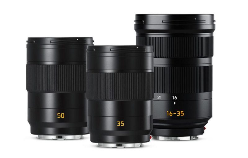 Leica SL Lenses 35mm 50mm 16-35mm full frame l-mount