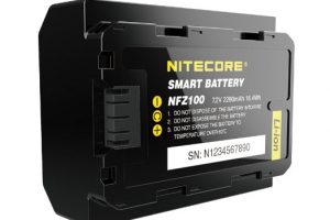 NITECORE NFZ100 Smart Batteries for Your Sony A7R III, A7III, and A9