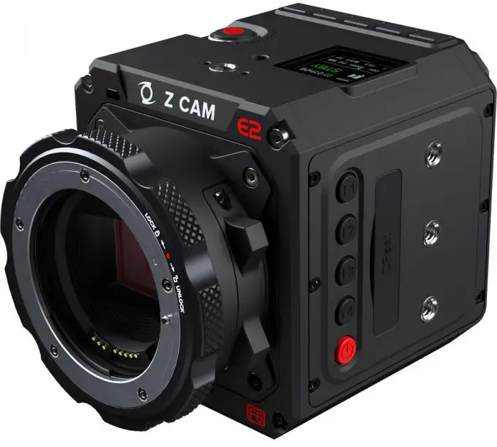 Z CAM E2 F6 full frame 6K EF side