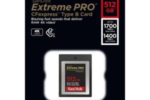 SanDisk Launches Extreme PRO CFexpress Cards for 4K RAW Video