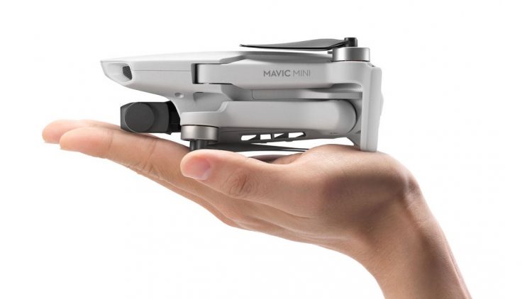 DJI Mavic Mini drone foldable pocket iphone sized