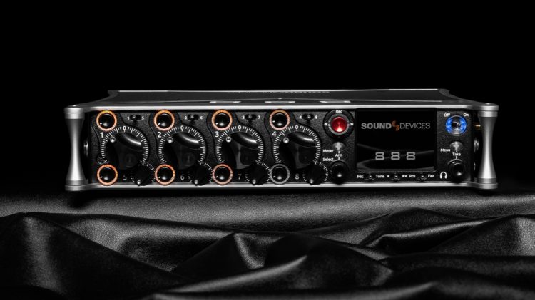 Sound Devices 888 front mixer