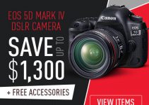 Save Up to Whopping $1,300 on Canon 5D Mark IV and EOS R