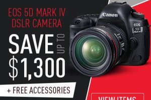 Save Up to Whopping $1,300 on Canon 5D Mark IV and EOS R
