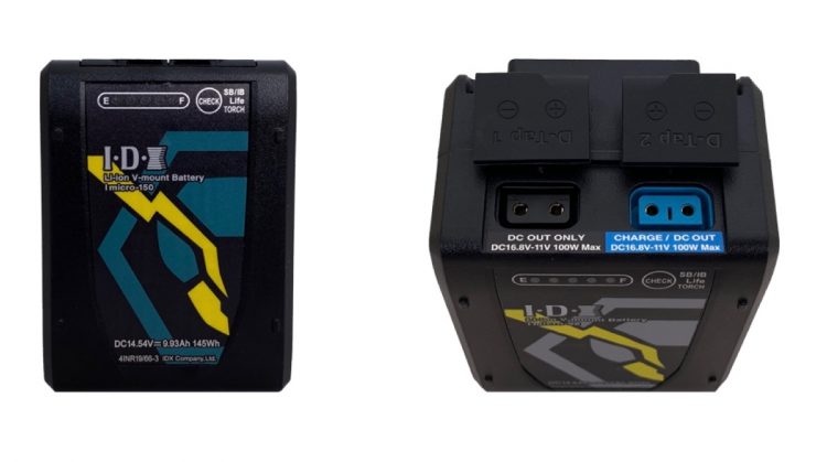 IDX iMicro-98 and iMicro-150 Compact V-Mount Batteries | 4K Shooters