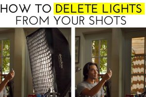 How to Delete Lighting Gear from Your Shots