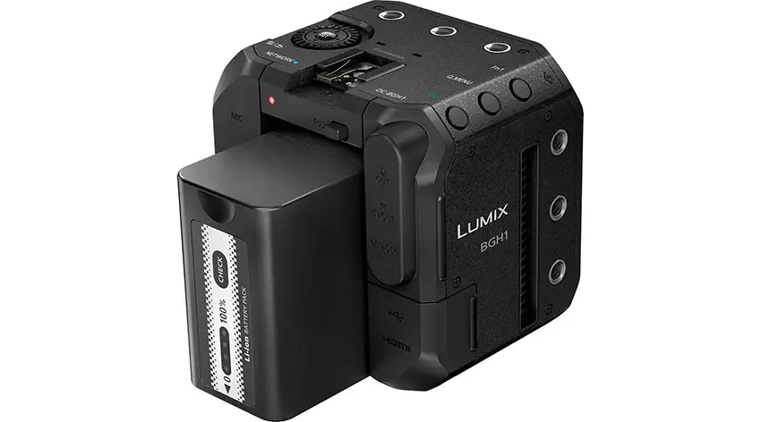 Panasonic Lumix BGH1 Box Cinema Camera Back