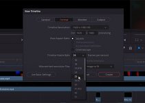How to Change Frame Rates in DaVinci Resolve