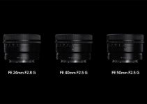 Sony Rolls Out Three Ultra Compact Full-Frame G Prime Lenses