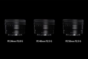 Sony Rolls Out Three Ultra Compact Full-Frame G Prime Lenses