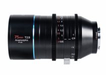 SIRUI Adds 75mm T2.9 1.6x Lens to Growing Anamorphic Lineup