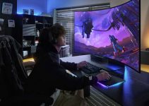 Samsung 55” Odyssey Ark Monitor Has Three Times the Screen Real Estate with Multiple Connections