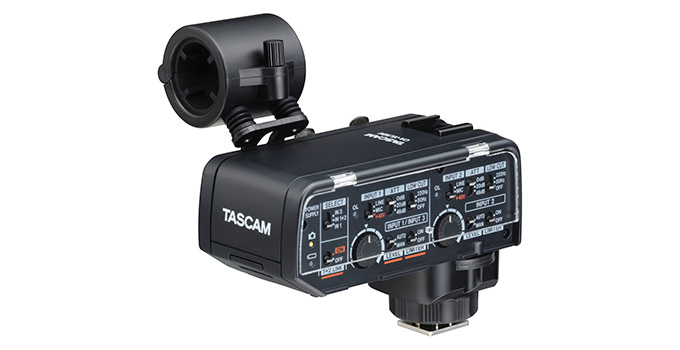 Tascam CA-XLR2d-F XLR Microphone Adapter for FUJIFILM