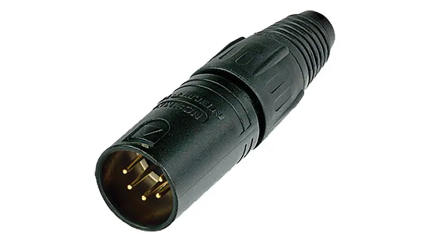 Neutrik NC5MX-B 5-Pin XLR Male Connector