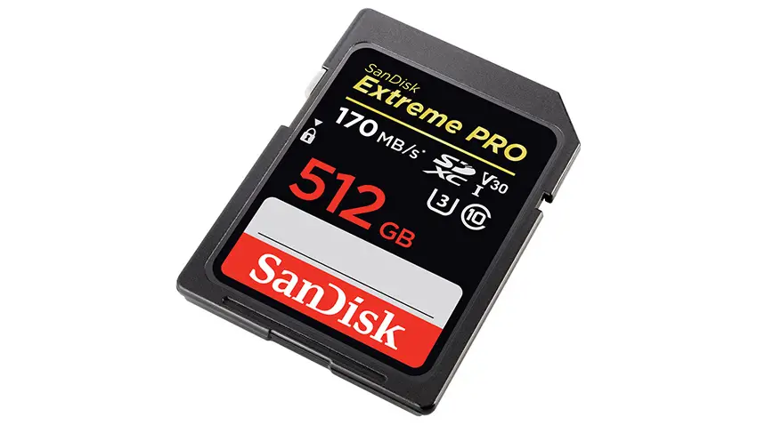 SanDisk 512GB Extreme PRO SD Card