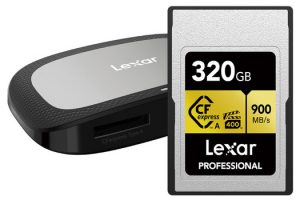 Lexar Announces 320 GB Type A CFExpress Card