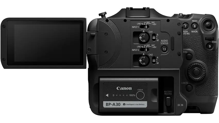 Canon EOS C70 Cinema Camera Rear