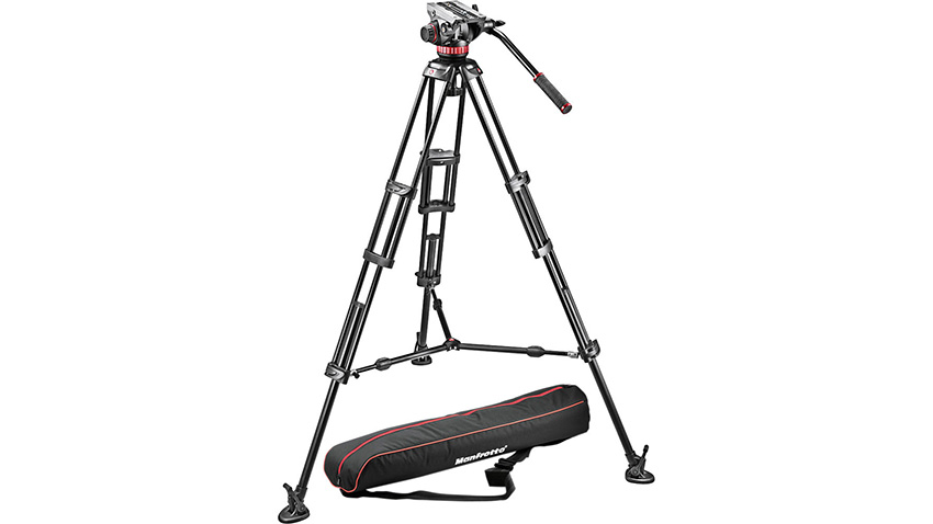 Manfrotto 546B Video Tripod with 502 Fluid Head