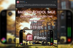 FiLMiC Pro is Currently On Sale for $19.99
