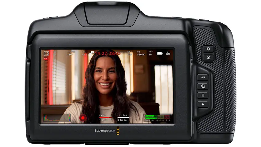 Blackmagic Cinema Camera 6K Rear