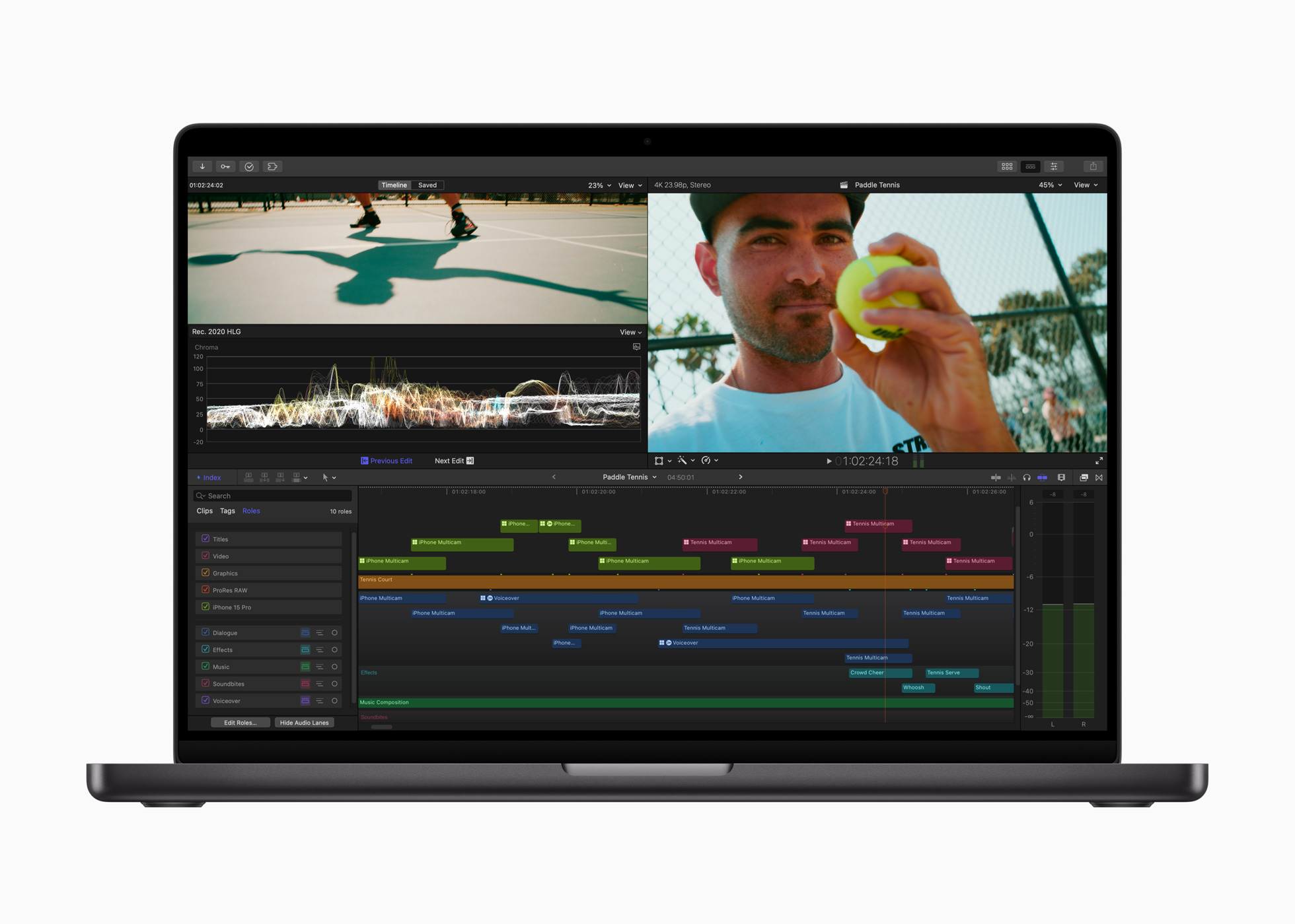 Apple Final Cut Pro Video Role Colors