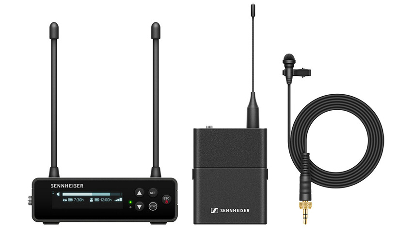 Sennheiser EW-DP ME 2 SET Camera-Mount Digital Wireless Omni Lavalier Mic System