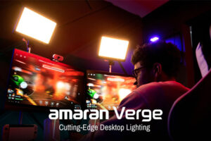 With Verge, amaran Delves Into Desktop Lighting for Live Streaming