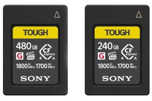 Sony Adds CF Express 4 Type A Cards to its Sony Tough Portfolio